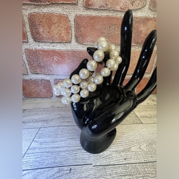 Vintage Faux Pearl Bracelet• Signed - Richelieu - Picture 12 of 13